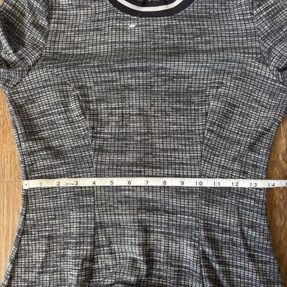 Bebop Navy Heathered Knit Long Sleeve Dress - Size Medium - NWT - Picture 5 of 7